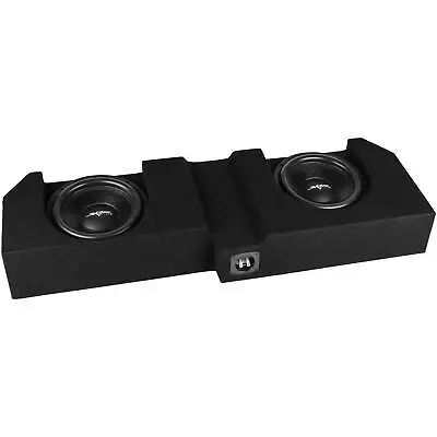 New Dual 12  1600w Loaded Sub Box Fits 2019-2024 Chevy Silverado Crew Cab • $356.99