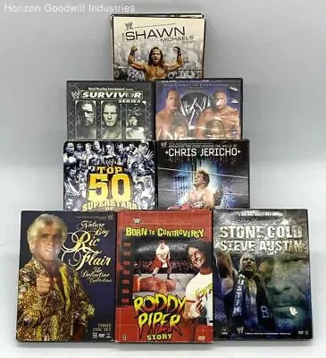 Assorted Mixed Lot Of Wrestling DVDs & Multi Disc Sets | 8 Piece Lot • $12.50
