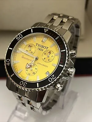 A Super Rare Vintage  Tissot Seastar 660 Chronograph Watch Swiss Made ( Only 1 ) • $986.51