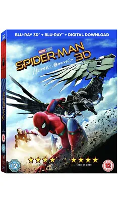 MARVEL Spider-Man - Homecoming  (Blu-Ray + 3D) Brand New Sealed Spiderman • £3.99