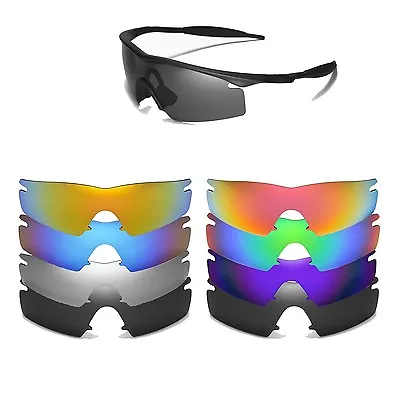 Walleva Replacement Lenses For Oakley M Frame Strike Sunglasses-Multiple Options • $17.99