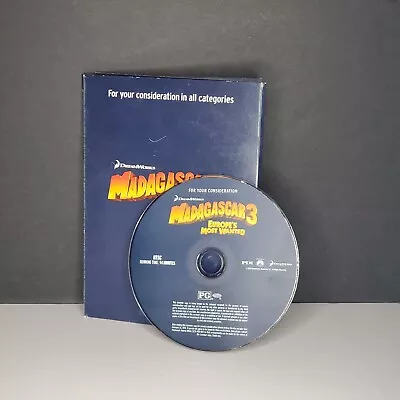 Madagascar 3: Europe's Most Wanted: For Your Consideration DVD FYC Pre-owned • $17.99