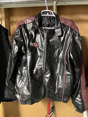 N7 Black Jacket Size Large Arm Stripe • $45