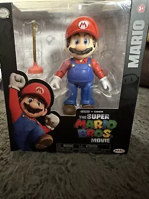 Super Mario Bros. Movie: Mario W/ Plunger 5  Figure • £10