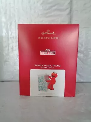 2021 Hallmark / Sesame Street - Elmo's Magic Piano Ornament - Magic Sound • $18.75