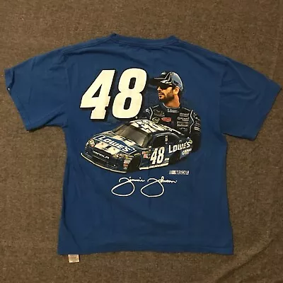 Jimmie Johnson Mens Shirt XL Blue Nascar 48  • $18.99