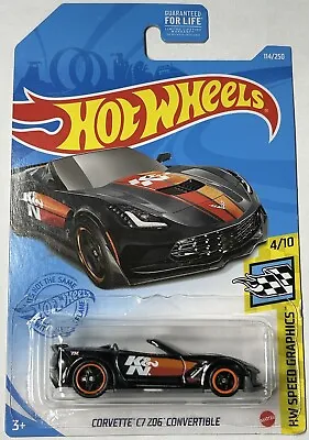 2021 Hot Wheels Super Treasure Hunt Corvette C6 Z06 Convertible Black K&N • $34.99