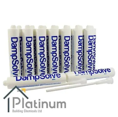 16 X DAMPSOLVE Damp Proof Injection Cream | DPC Course Rising Damp Treatment • £113.20