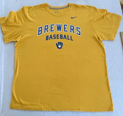 Milwaukee Brewers Baseball Nike T-shirt Men's 2xl XXL Glove • $14.99