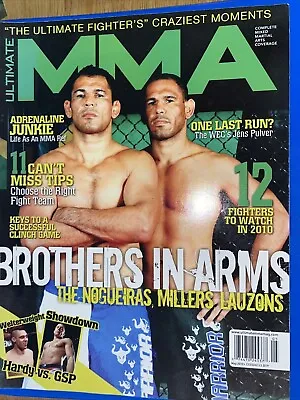 Ultimate MMA UFC Magazine Nogueiras Edition May 2010 Bjj Jiu Jitsu Grappling • $10.99