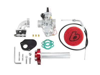 TB Parts Carb Kit Mikuni VM26 & Red Billet 1/4 Turn Throttle – Yamaha TTR110 • $239.95