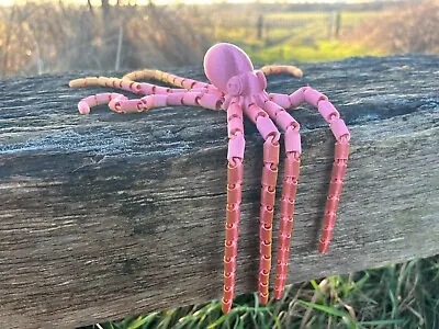 Articulated Octopus Fidget Toy -  Poseable Playtime For Every Tentacle! • £5.99