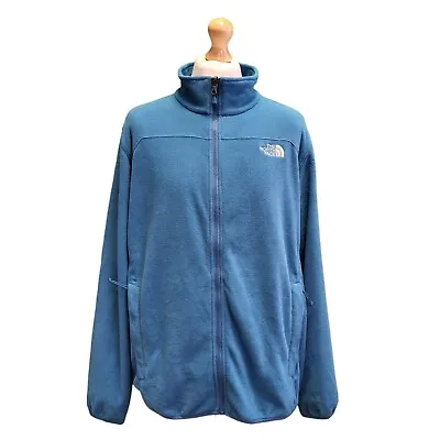 £29.99 • Buy Men's The North Face Blue 1/4 Zip Fleece Base Layer Uk XL Eu 56 (A392)