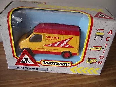 Matchbox CS-2 Ford Transit Miller Construction Co. • £7