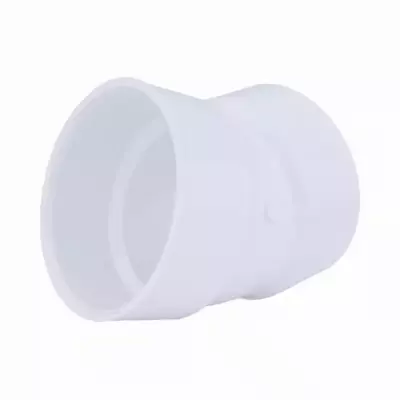 1-1/2 In. PVC DWV 22-1/2° Hub X Hub Elbow Fitting • $5.77