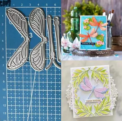 £3.61 • Buy Metal Cutting Dies Dragonfly Scrapbooking Embossing Paper Card Crafts Stencils