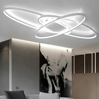 Geometric LED Ceiling Light Living Room Chandelier Flush Mount Lamp Fixture • $42