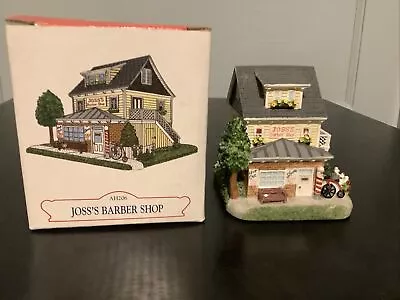 Liberty Falls Collection Joss's Barber Shop AH206 2000 Christmas Village • $9.99