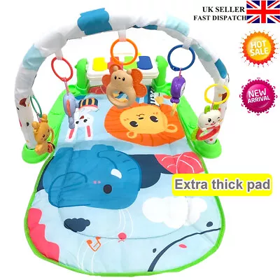 £19.59 • Buy 3in-1 Baby Kick And Play Piano Gym Infant Toddler Activity Play Mat With Toy UK