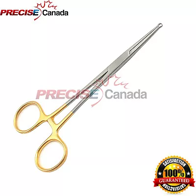 Dental Vasectomy Ring Forceps 5.5  Gold Handle Surgical Instruments • $7.95