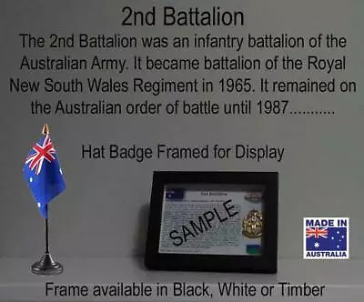 2nd Battalion - Framed Memorabilia • £46.68