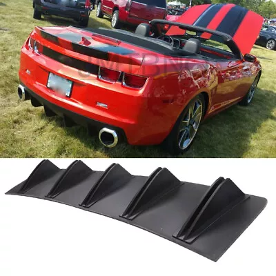 For Chevrolet Camaro SS LS Rear Diffuser Shark Fins Bumper Lip Splitter Spoiler • $45.26