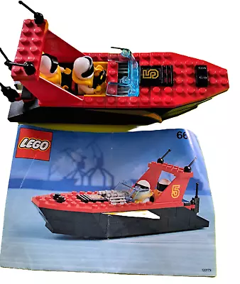 LEGO VINTAGE 6679 DARK SHARK SPEED BOAT - COMPLETE With INSTRUCTIONS • $37