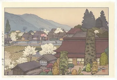 Toshi Yoshida Landscape Shin-hanga Ukiyo-e Original Japanese Woodblock Print • £250
