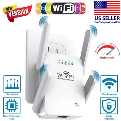 WiFi Extender Signal Booster  10000 Sq.ft Coverage Wifi Range Extender Repeater • $13.48