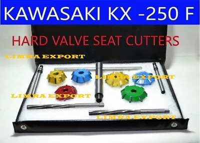 ​kawasaki Kx 250f 2011-2012 Bike Valve Seat Cutter Kit Carbide Tipped 3 Angle Ct • $167.90