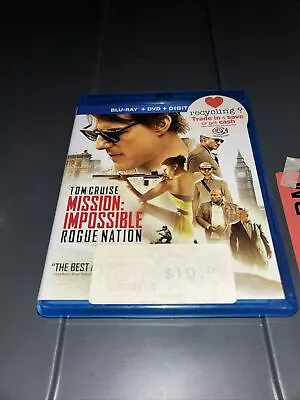 Mission: Impossible: Rogue Nation (Blu-ray/DVD 2015) NO DVD • $5.99