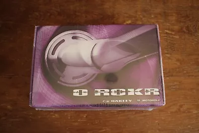 NOS Sealed New Oakley O ROKR Black W/ Grey Lenses 98763H Bluetooth Sunglasses • $299.99