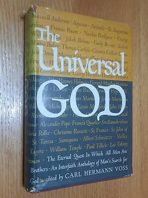 The Universal God An Interfaith Anthology By Carl Hermann Voss First Edition • $69.95