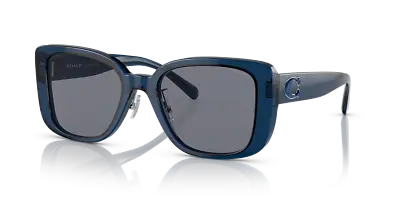 Coach Women's 54mm Transparent Blue Sunglasses HC8352-571480-54 • $92.36