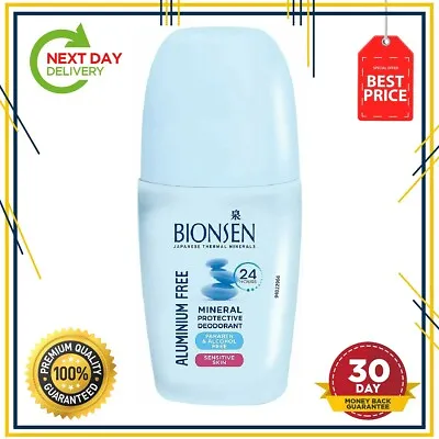£3.25 • Buy ROLL ON Bionsen Mineral Protective Deodorant  Aluminium Free Antiperspirant 50ml