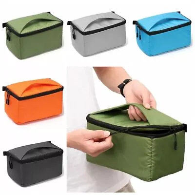 Camera Insert Padded Bag Case Pouch Holder Shockproof Dividing Partition DSLR AU • $19.83