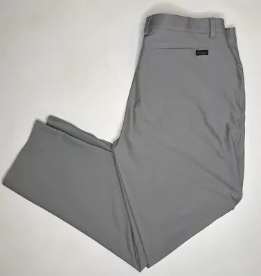 Greg Norman Golf Pants Men 36 X 29 Gray Flat Front 4 Way Stretch 5 Pocket Tech • $15.99