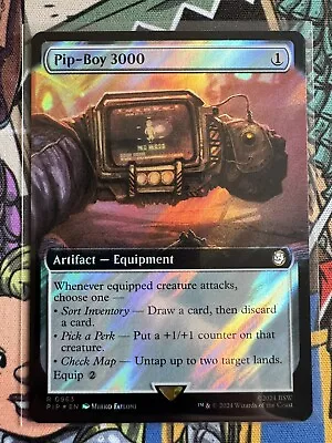 Pip Boy 3000 Rare Surge Foil PIP 963 Fallout MTG Near Mint • $27