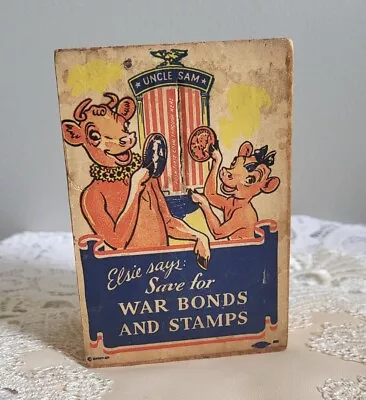 Borden's Dairy UsA Elsie The Cow War Bonds Box WWII 1940'S Americana RARE • $86