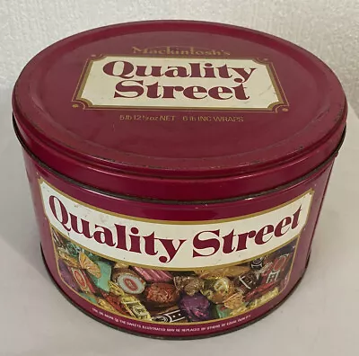 £14.95 • Buy Large Original Vintage Mackintosh’s Quality Street Tin Imperial Weights Empty