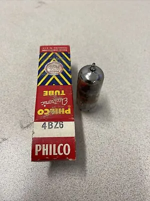 Vintage Philco 4bz6 Tube Nos Tested • $5.59