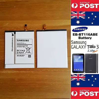 GENUINE Samsung GALAXY Tab 3 7.0  Lite Battery EB-BT116ABE 3600mAh - Local • $28