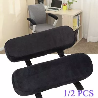 1-2Pc Memory Foam Armrest Cushion Support Elbow Arm Rest Cover Chair Armrest Pad • $8