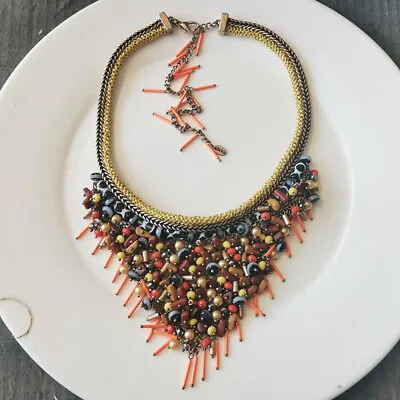 $14.99 • Buy 16  New ZARA Collar Statement Necklace Gift Vintage Women Party Holiday Jewelry