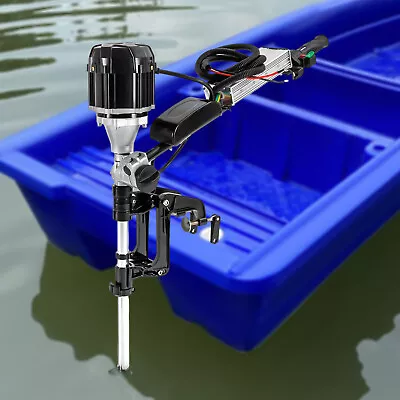 5.0HP Electric Outboard Motor Fishing Boat Engine 4800rpm Trolling Motor 12km/H • $318