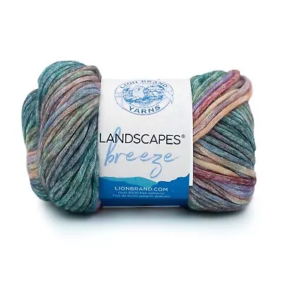 3 Pack Lion Brand Landscapes Breeze Yarn-Willow 543-601 • £22.06