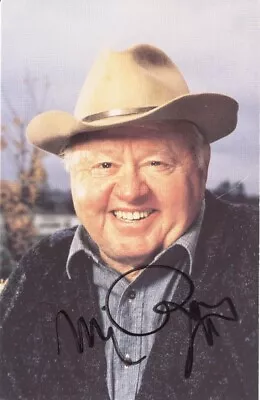 Mickey Rooney - Autographed Signed Photograph • $120