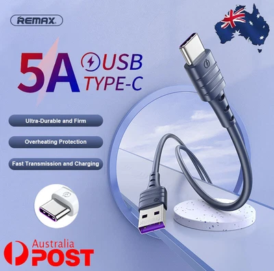 $6.15 • Buy USB To Type C Charger Cable 5A Fast Charging Lead Data Cable For Samsung Huawei