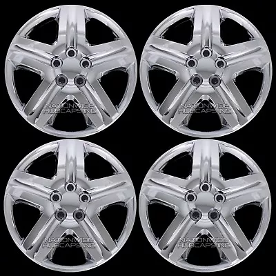 16  Set Of 4 Chrome Full Wheel Covers Hub Caps Rim Cover Wheels Rims Free Ship • $84.99