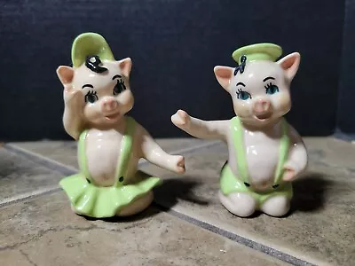 Ceramic Arts Studio Betty Harrington Swedish? German? Pigs Salt & Pepper Shakers • $20